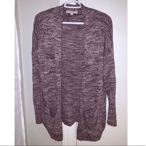 Ann Taylor Loft - Burgandy Cardigan